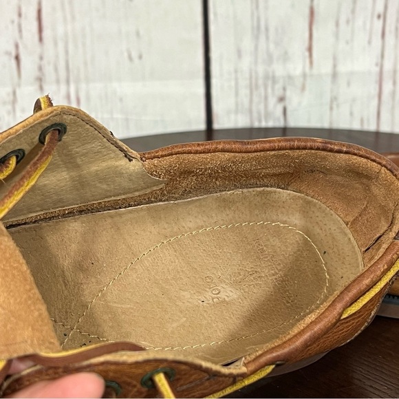 Ralph Lauren Polo Tan Leather Loafers Slip-Ons Vintage 80s 90s in size 9.5 GUC - Picture 14 of 17